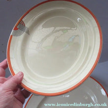 Load image into Gallery viewer, Large Royal Doulton Orange Tango 1930s Art Deco Serving Platter

