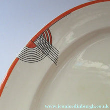 Load image into Gallery viewer, Massive Royal Doulton Orange Tango 1930s Art Deco Serving Platter
