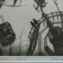Load image into Gallery viewer, LIMITED EDITION Etching by John Duffin (b. 1965). PICCADILLY CIRCUS, London SIGNED
