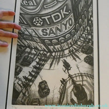 Load image into Gallery viewer, LIMITED EDITION Etching by John Duffin (b. 1965). PICCADILLY CIRCUS, London SIGNED
