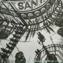 Load image into Gallery viewer, LIMITED EDITION Etching by John Duffin (b. 1965). PICCADILLY CIRCUS, London SIGNED
