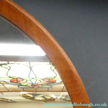Load image into Gallery viewer, 1960s TEAK Round Wall Mirror. Quality British-Made ROWLEY Productions Design
