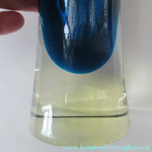 Load image into Gallery viewer, Vintage CZECH Evening Blue Glass Vase. 1960s Harrachov
