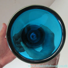 Load image into Gallery viewer, Vintage CZECH Evening Blue Glass Vase. 1960s Harrachov
