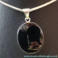 Load image into Gallery viewer, Stylish Vintage DANISH Silver Torque and Ebony Pendant by Niels Erik From (1908 - 1982)
