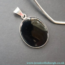 Load image into Gallery viewer, Stylish Vintage DANISH Silver Torque and Ebony Pendant by Niels Erik From (1908 - 1982)
