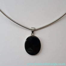 Load image into Gallery viewer, Stylish Vintage DANISH Silver Torque and Ebony Pendant by Niels Erik From (1908 - 1982)
