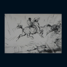 Load image into Gallery viewer, Edmund Blampied (1886 - 1966)   "Splashing Through the Surf", 1923  Drypoint on paper; Pencil signed
