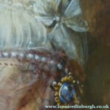 Load image into Gallery viewer, Swedish Art Watercolour Egron Sillif Lundgren 19th Century Lady Dressed for a Masked Ball
