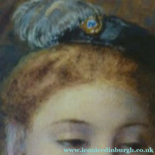 Load image into Gallery viewer, Swedish Art Watercolour Egron Sillif Lundgren 19th Century Lady Dressed for a Masked Ball
