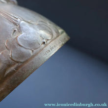 Load image into Gallery viewer, Swedish Bronze Pot / Vase by John Farngren (1884 - 1960) for Otto Meyer. Decorated with Relief Dragonflies and Flowers. SIGNED
