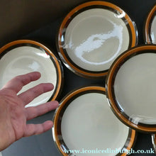 Load image into Gallery viewer,   1970s Marianne Westman Rorstrand Swedish Set of Six Dessert Plates Annika Design
