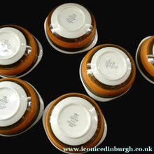 Load image into Gallery viewer,   1970s Marianne Westman Rorstrand Swedish Set of Six Pudding Bowls Annika Design

