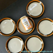 Load image into Gallery viewer, SWEDISH Pottery. Vintage RORSTRAND Set of Six Side Plates. ANNIKA Design. 6 1/4 inches
