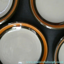 Load image into Gallery viewer, SWEDISH Pottery. Vintage RORSTRAND Set of Six Side Plates. ANNIKA Design. 6 1/4 inches
