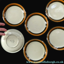 Load image into Gallery viewer, SWEDISH Pottery. Vintage RORSTRAND Set of Six Side Plates. ANNIKA Design. 6 1/4 inches

