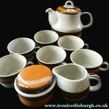 Load image into Gallery viewer,   1970s Marianne Westman Rorstrand Swedish Complete Tea Set Annika Design
