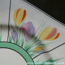 Load image into Gallery viewer, Sweet 1930s Pair of Royal Venton Ware ART DECO Side Plates with Hand Painted Crocus Decoration
