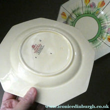 Load image into Gallery viewer, Sweet 1930s Pair of Royal Venton Ware ART DECO Side Plates with Hand Painted Crocus Decoration
