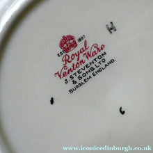 Load image into Gallery viewer, Sweet 1930s Pair of Royal Venton Ware ART DECO Side Plates with Hand Painted Crocus Decoration
