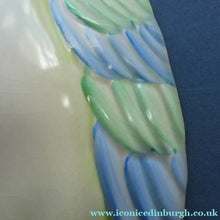 Load image into Gallery viewer, ART DECO 1930s Wall Pocket by CLARICE CLIFF. In the form of two Love Birds or Budgies
