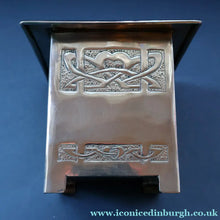 Load image into Gallery viewer, Sweet Miniature White Metal GLASGOW SCHOOL Planter with Art Noueau Repousee Decoration; c 1910s
