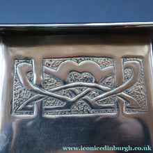 Load image into Gallery viewer, Sweet Miniature White Metal GLASGOW SCHOOL Planter with Art Noueau Repousee Decoration; c 1910s
