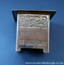 Load image into Gallery viewer, Sweet Miniature White Metal GLASGOW SCHOOL Planter with Art Noueau Repousee Decoration; c 1910s
