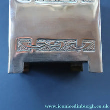 Load image into Gallery viewer, Sweet Miniature White Metal GLASGOW SCHOOL Planter with Art Noueau Repousee Decoration; c 1910s
