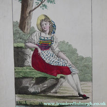 Load image into Gallery viewer, 19th Century Swiss Cantons Regional Costume Antique Prints
