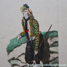 Load image into Gallery viewer, SWISS CANTONS. Regional Costume Studies. Four ANTIQUE 19th Century Hand Coloured Engravings

