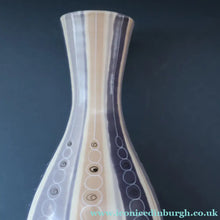 Load image into Gallery viewer, TALL 1950s Freeform Poole Bottle Vase by Alfred Rhead (PLC Pattern; 694 Shape). 14 1/4 inches
