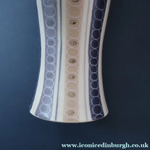 Load image into Gallery viewer, TALL 1950s Freeform Poole Bottle Vase by Alfred Rhead (PLC Pattern; 694 Shape). 14 1/4 inches
