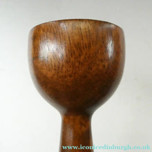 Load image into Gallery viewer, Tall Vintage Scandi-Style Teak Wooden Candlesticks with Metal Sconces
