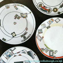 Load image into Gallery viewer, The Kalkulium Suite. Complete Set of SIX Plates Designed by Eduardo Paolozzi (1924 - 2005) for WEDGWOOD
