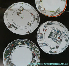 Load image into Gallery viewer, The Kalkulium Suite. Complete Set of SIX Plates Designed by Eduardo Paolozzi (1924 - 2005) for WEDGWOOD
