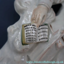 Load image into Gallery viewer, The Poet, ROBERT BURNS. Large  Antique Victorian Staffordshire Flatback Figurine of the Celebrated Scottish Poet. 13 1/4 inches
