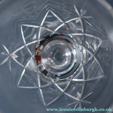 Load image into Gallery viewer, Vintage THOMAS WEBB Crystal. Set of Six Claret or Sherry Glasses. CHELSEA Pattern. 4 3/4 inches
