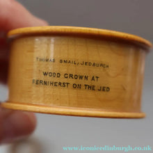 Load image into Gallery viewer, THREE: Antique 19th Century MAUCHLINE Napkin Rings. Two with Jedburgh Images &amp; One Tartanware
