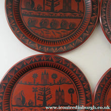 Load image into Gallery viewer, Scottie Wilson Vintage 1960s Dessert Dinner Plate 10 inches Royal Worcester

