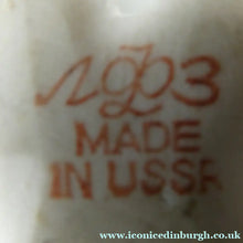Load image into Gallery viewer, Vintage Lomonosov Soviet USSR Miniature Porcelain Group of White Rabbits

