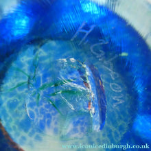 Load image into Gallery viewer, SCANDINAVIAN Art Glass: Large Blue Bowl by Helena Gibson &amp; Two Smaller Ones by Abel Sawe
