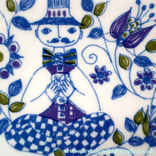 Load image into Gallery viewer, THREE PIECES of Vintage Norwegian Ceramics by Figgjo Flint: Lotte Design. Large Oblong Dish and Two Side Plates
