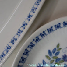 Load image into Gallery viewer, THREE PIECES of Vintage Norwegian Ceramics by Figgjo Flint: Lotte Design. Large Oblong Dish and Two Side Plates
