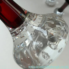Load image into Gallery viewer, THREE Vintage 1960s SWEDISH Aseda Glass Tall Stem Vases. Set of Three. All Different
