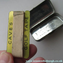 Load image into Gallery viewer, Three Vintage Advertising Tins: Players, Oxo and Cave's Golf Tape
