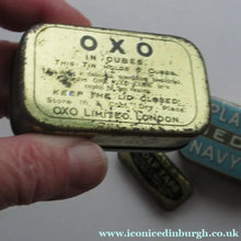 Load image into Gallery viewer, Three Vintage Advertising Tins: Players, Oxo and Cave's Golf Tape
