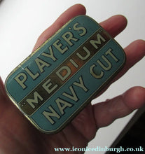 Load image into Gallery viewer, Three Vintage Advertising Tins: Players, Oxo and Cave's Golf Tape
