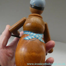 Load image into Gallery viewer, THREE Vintage German Erzgebirge Wooden Handmade Incense Smokers by Frank Beyer: Two Cooks and Kitchen Stove - German

