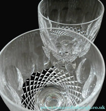 Load image into Gallery viewer, THREE Vintage Waterford Crystal COLLEEN (Short Stem Cut) Water Goblets / G&amp;T Glasses - VINTAGE CRYSTAL GLASSES
